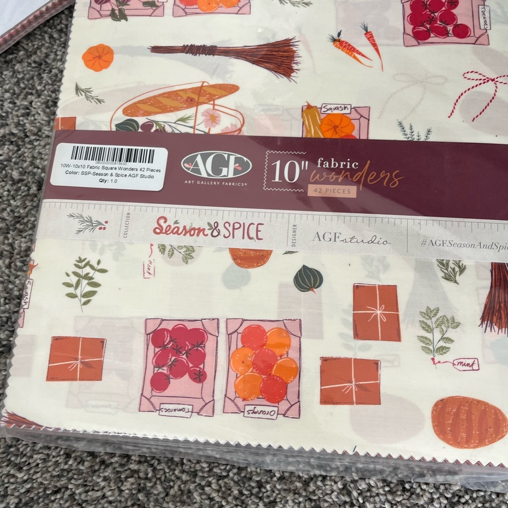 Art Galley Fabrics Season & Spice Fabric Wonders 10 Inch Stacker